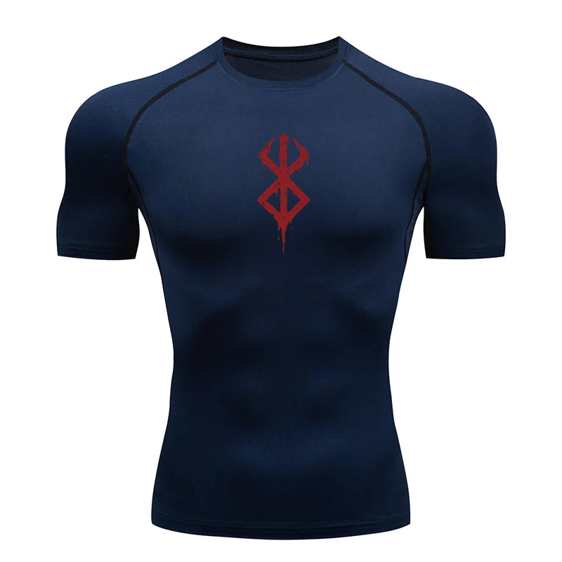 HooThreads Men's Compression Shirt – Quick-Dry, Breathable & Built for Performance!