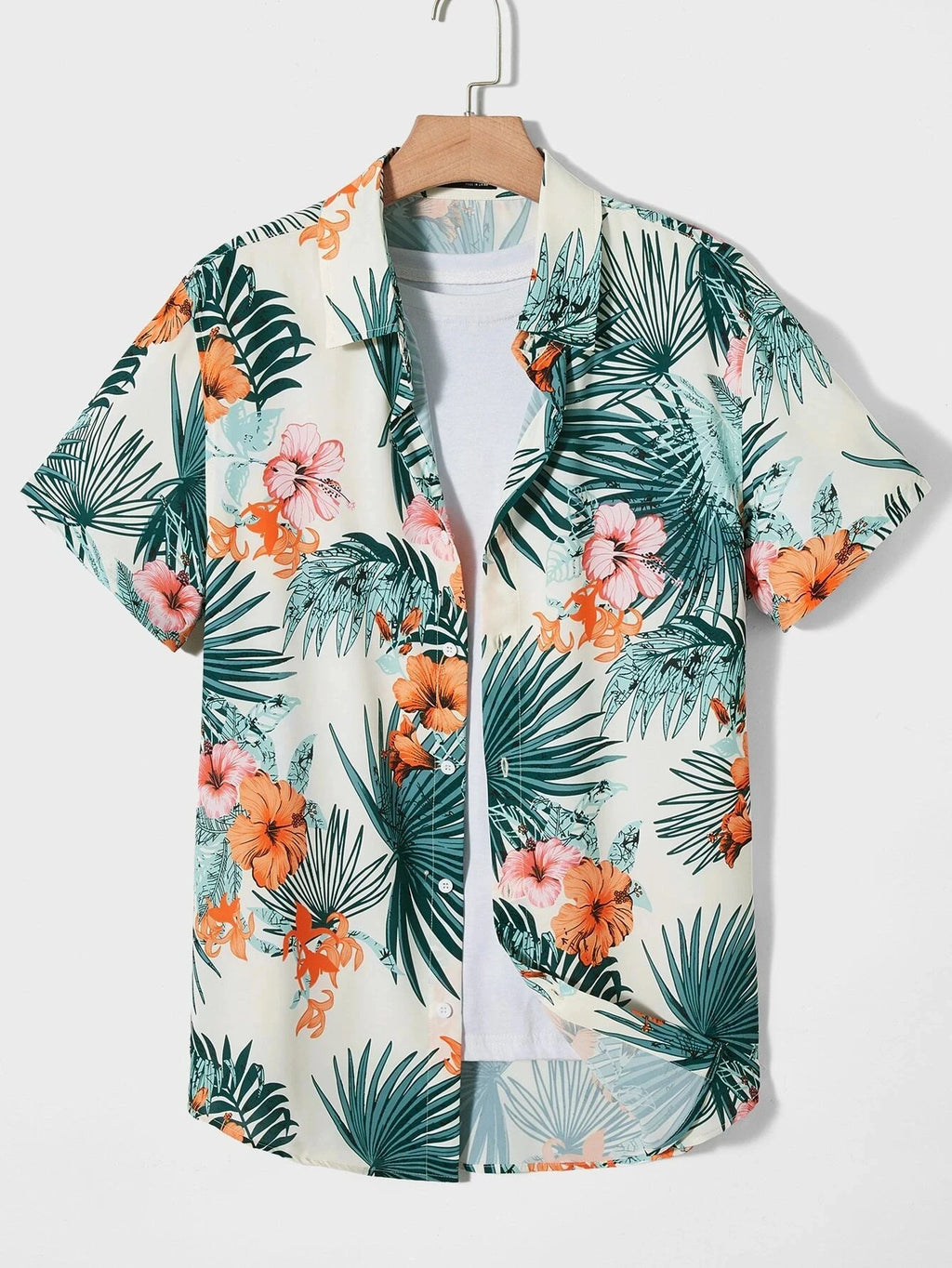 NoEnName_Null Hawaiian Short-Sleeve Shirt – Bold Style, Ultimate Comfort!
