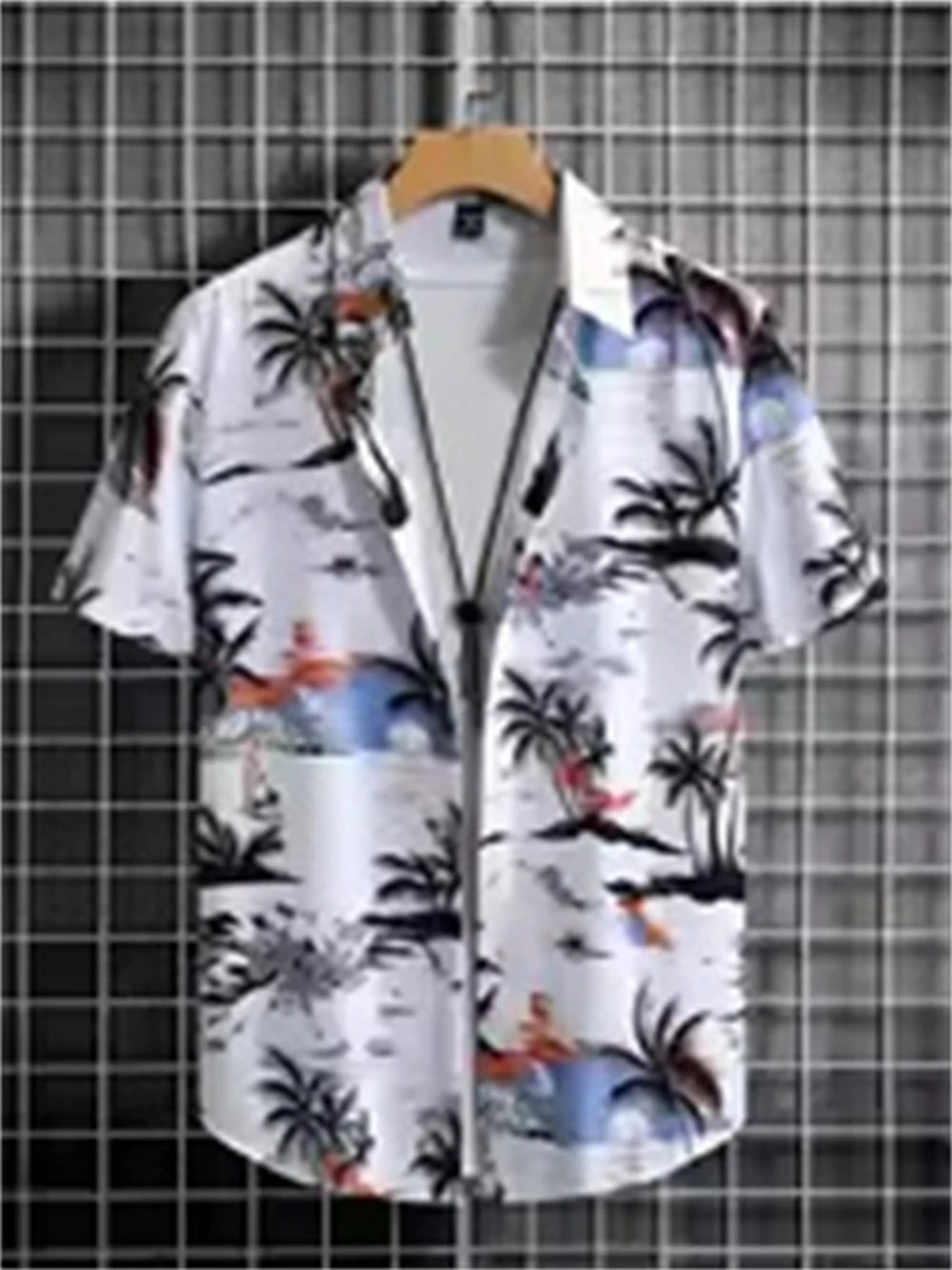 NoEnName_Null Hawaiian Short-Sleeve Shirt – Bold Style, Ultimate Comfort!