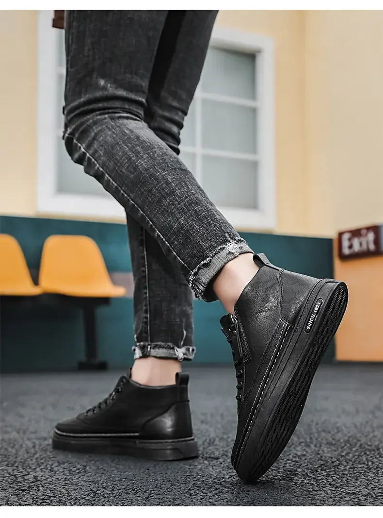 Qaawal Microfiber Work Shoes – Comfort & Durability for Everyday Wear!