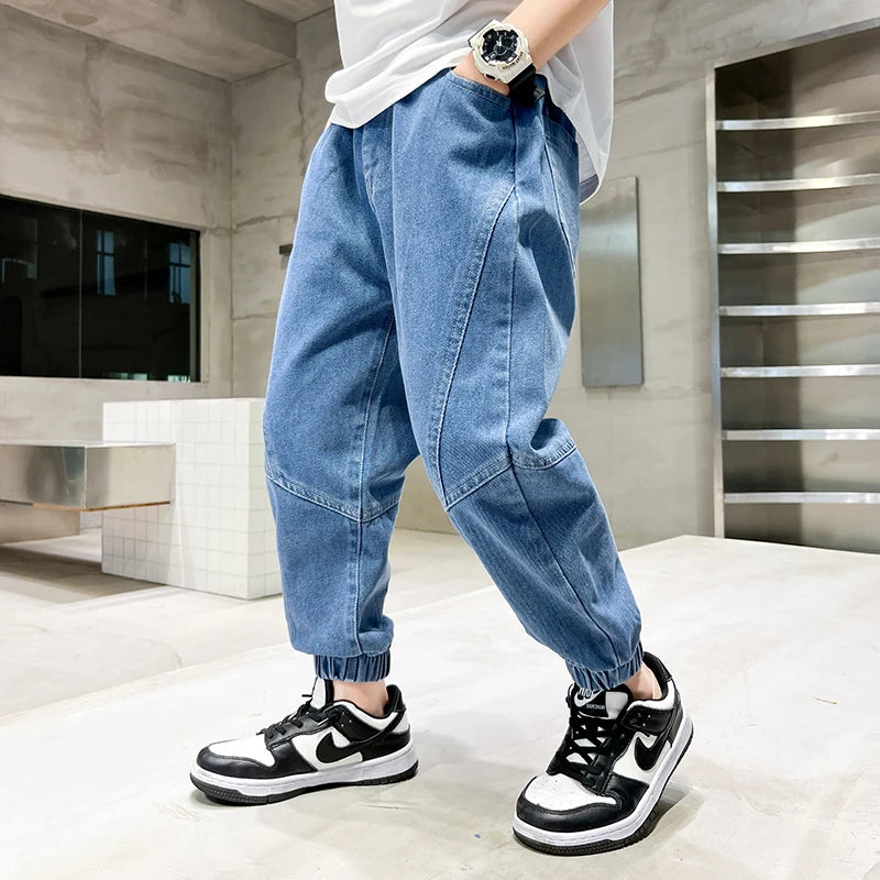 NoEnName_Null Boys' Casual Jeans – Comfortable, Stylish & Perfect for All Seasons!