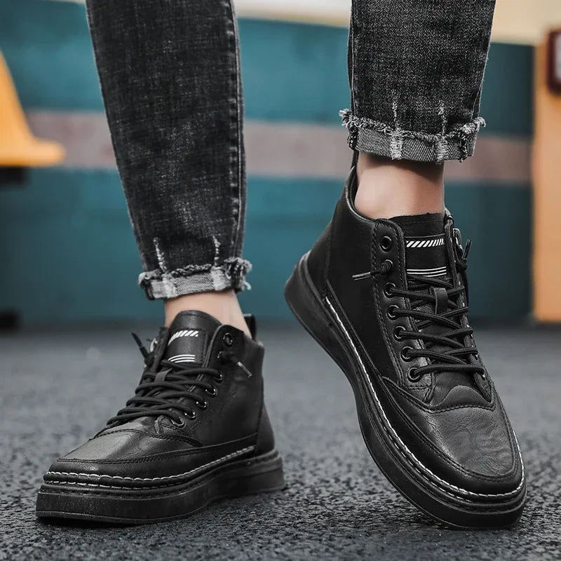 Qaawal Microfiber Work Shoes – Comfort & Durability for Everyday Wear!