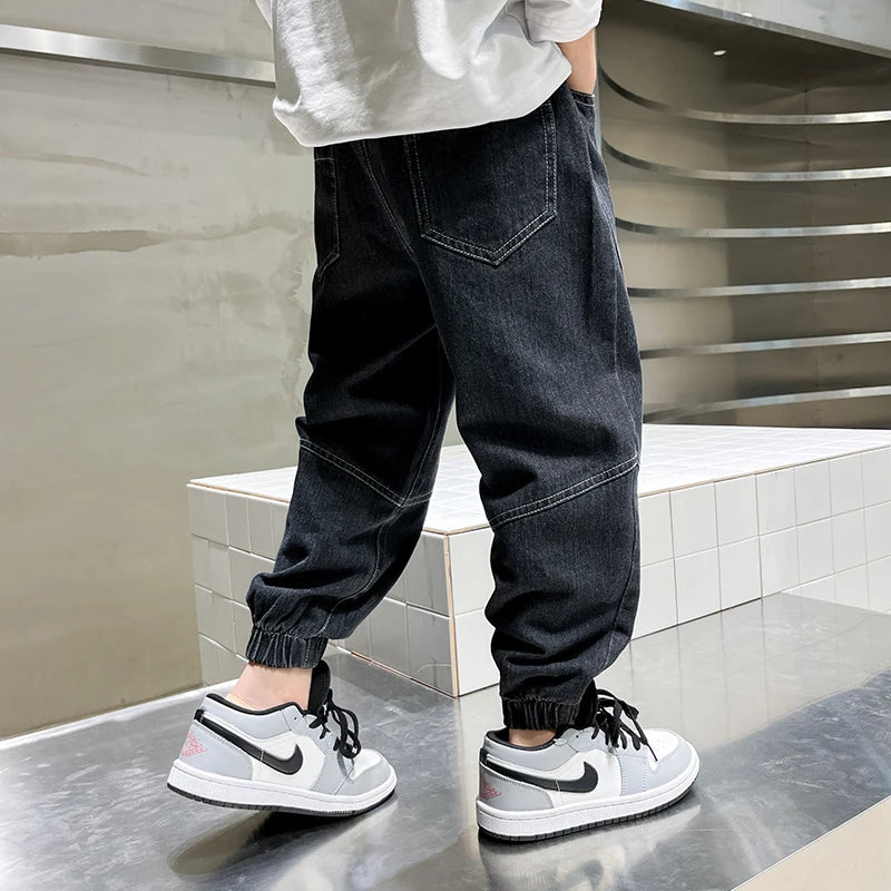NoEnName_Null Boys' Casual Jeans – Comfortable, Stylish & Perfect for All Seasons!