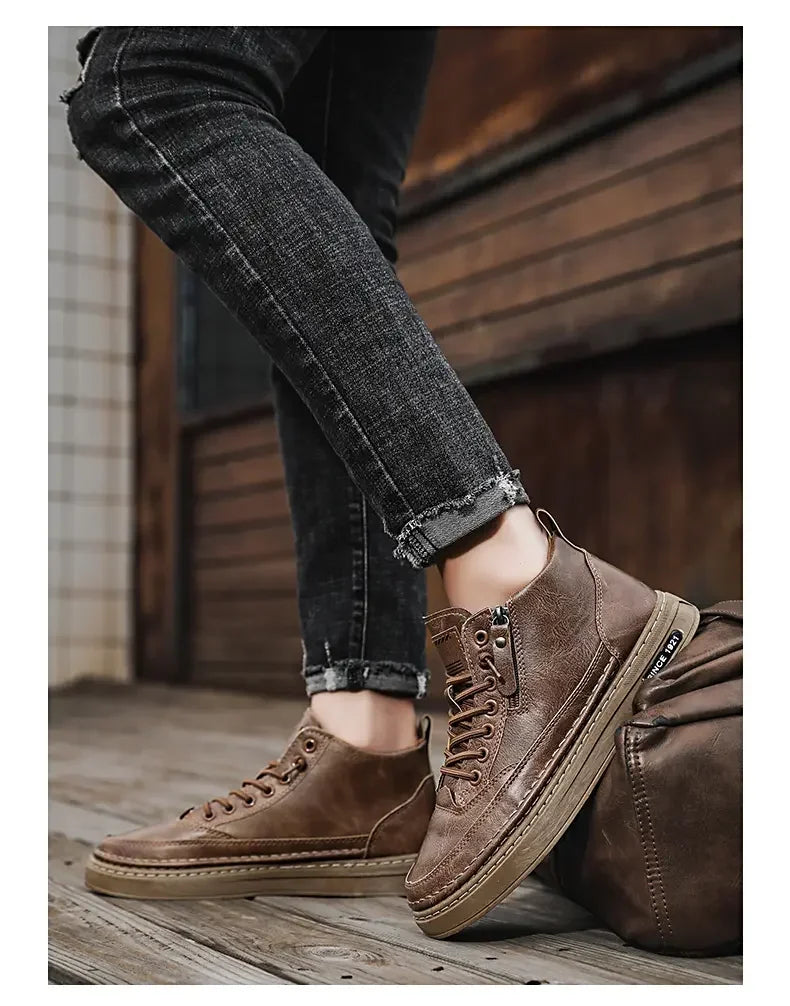 Qaawal Microfiber Work Shoes – Comfort & Durability for Everyday Wear!
