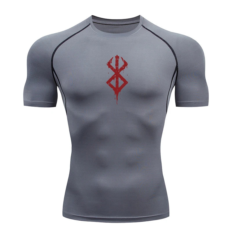 HooThreads Men's Compression Shirt – Quick-Dry, Breathable & Built for Performance!