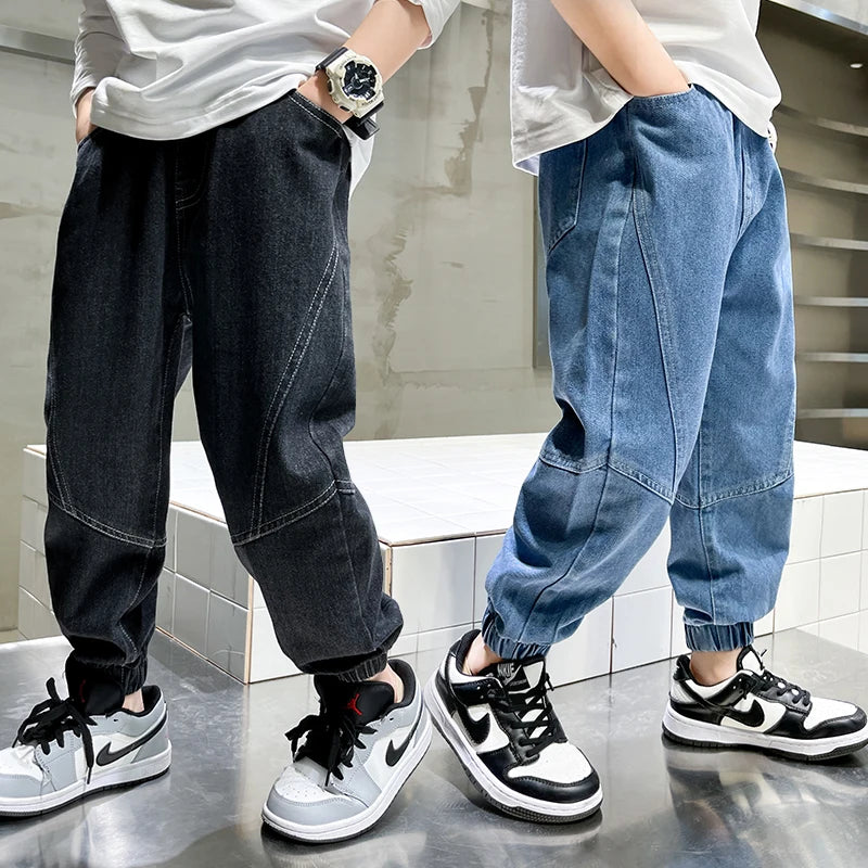 NoEnName_Null Boys' Casual Jeans – Comfortable, Stylish & Perfect for All Seasons!