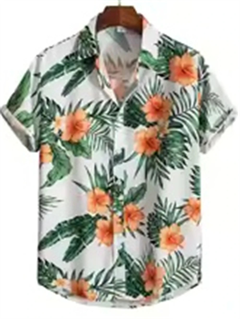 NoEnName_Null Hawaiian Short-Sleeve Shirt – Bold Style, Ultimate Comfort!