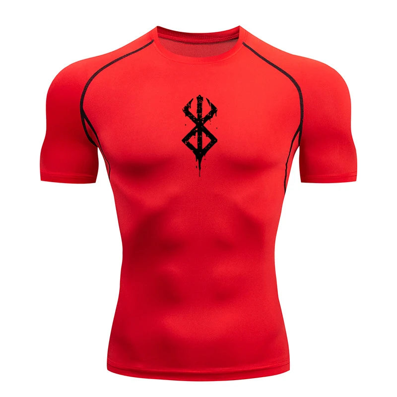 HooThreads Men's Compression Shirt – Quick-Dry, Breathable & Built for Performance!