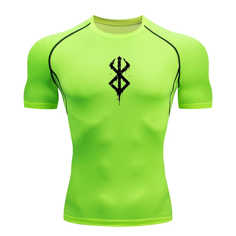 HooThreads Men's Compression Shirt – Quick-Dry, Breathable & Built for Performance!