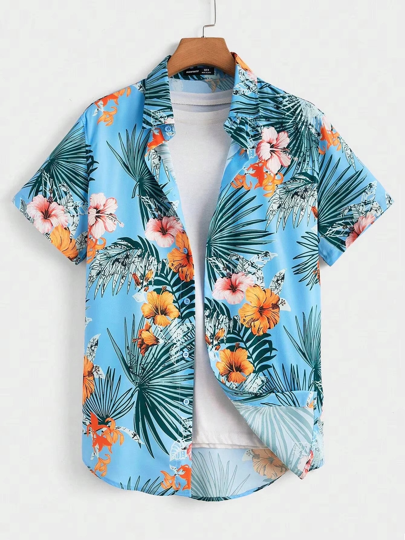 NoEnName_Null Hawaiian Short-Sleeve Shirt – Bold Style, Ultimate Comfort!