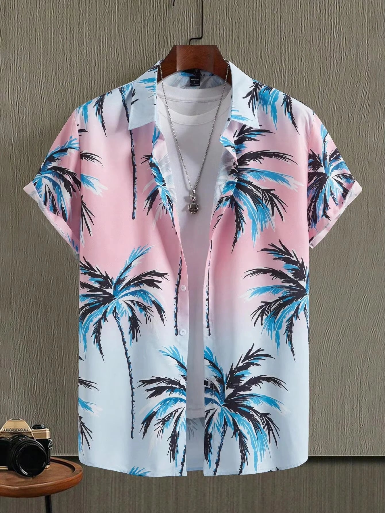 NoEnName_Null Hawaiian Short-Sleeve Shirt – Bold Style, Ultimate Comfort!