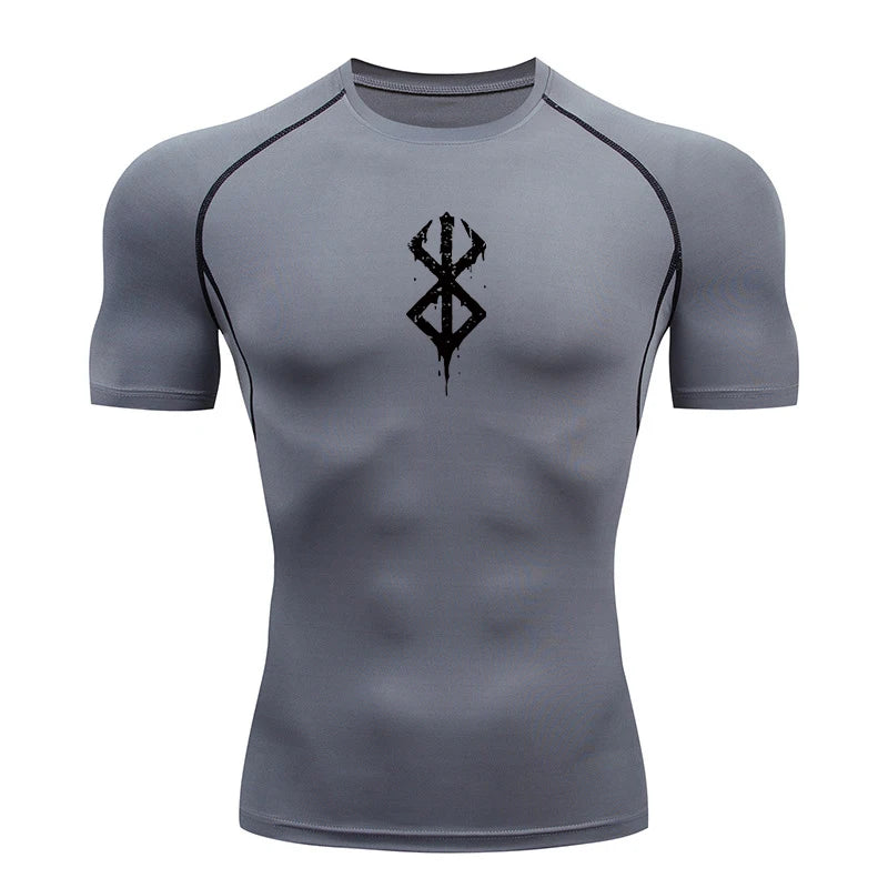 HooThreads Men's Compression Shirt – Quick-Dry, Breathable & Built for Performance!