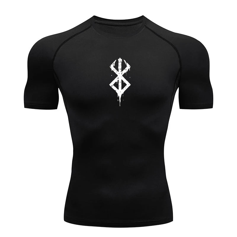 HooThreads Men's Compression Shirt – Quick-Dry, Breathable & Built for Performance!