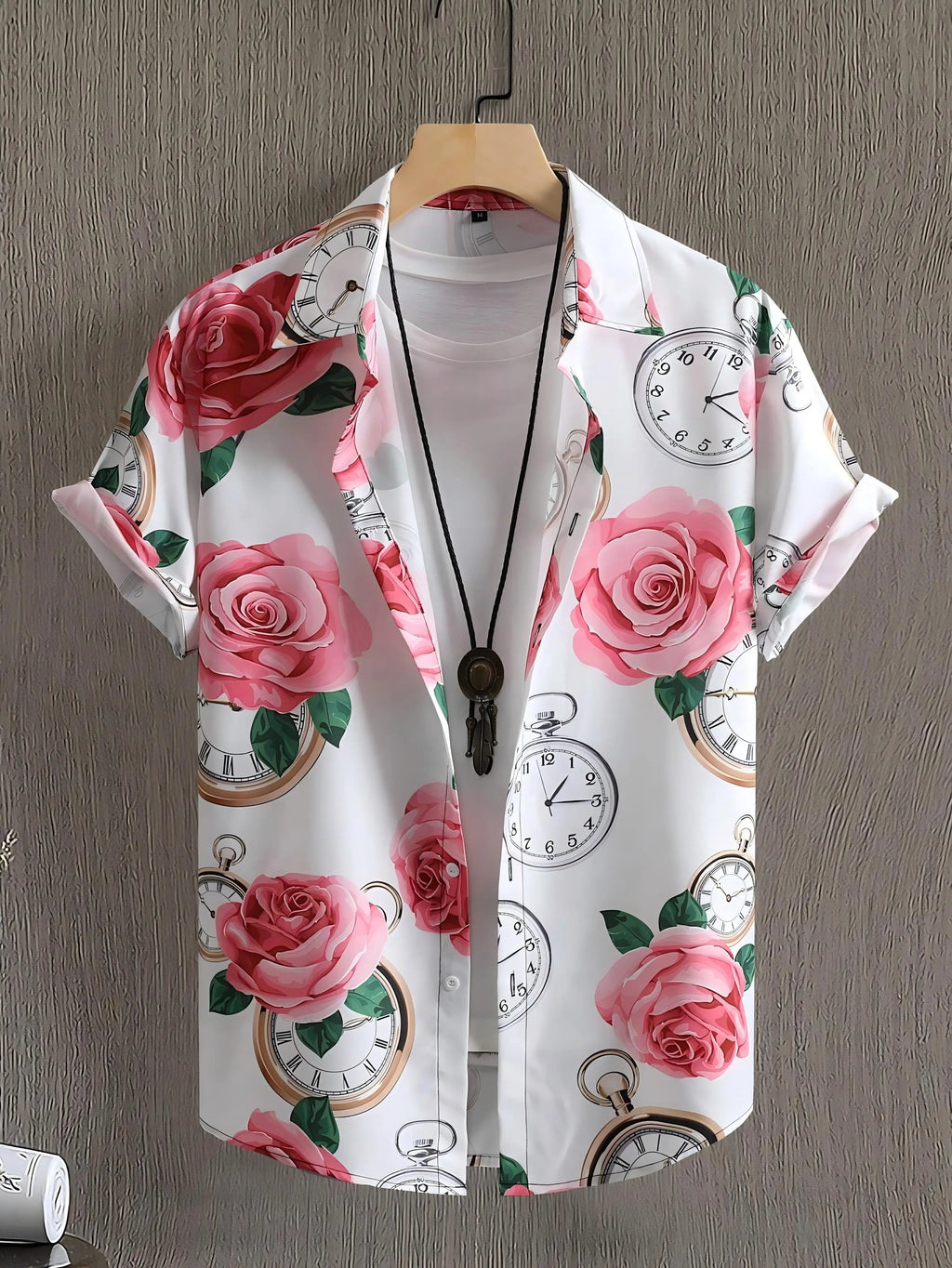 NoEnName_Null Hawaiian Short-Sleeve Shirt – Bold Style, Ultimate Comfort!