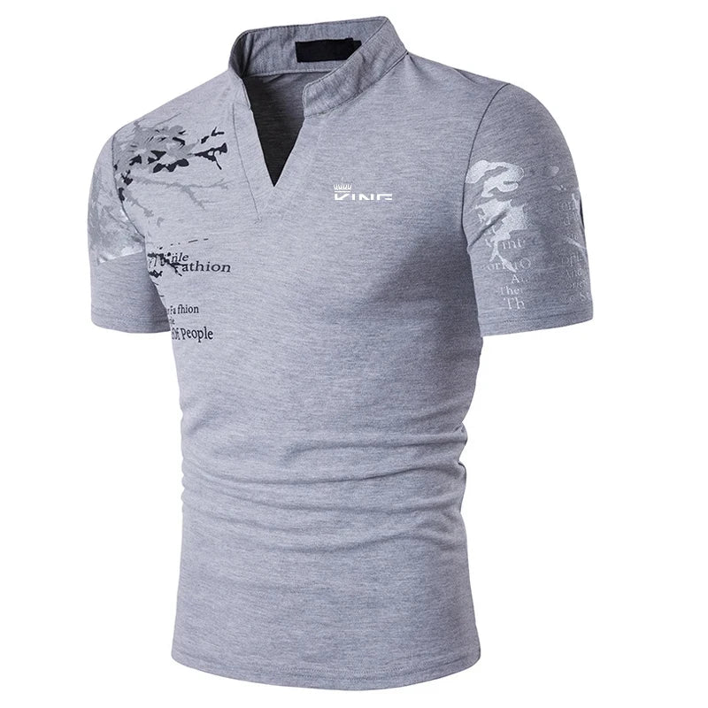 DINGSHITE Men's Casual Polo Shirt – Lightweight & Stylish for Summer!