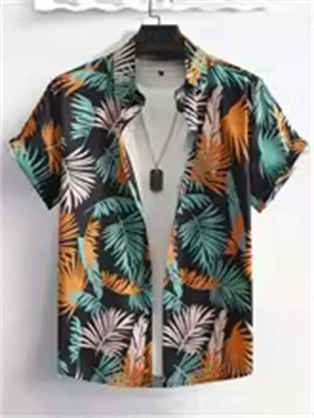 NoEnName_Null Hawaiian Short-Sleeve Shirt – Bold Style, Ultimate Comfort!
