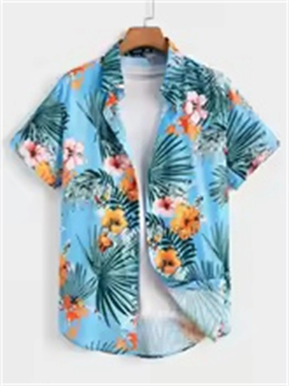 NoEnName_Null Hawaiian Short-Sleeve Shirt – Bold Style, Ultimate Comfort!