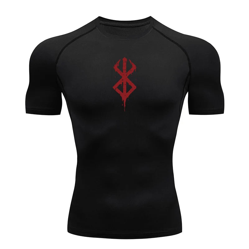 HooThreads Men's Compression Shirt – Quick-Dry, Breathable & Built for Performance!