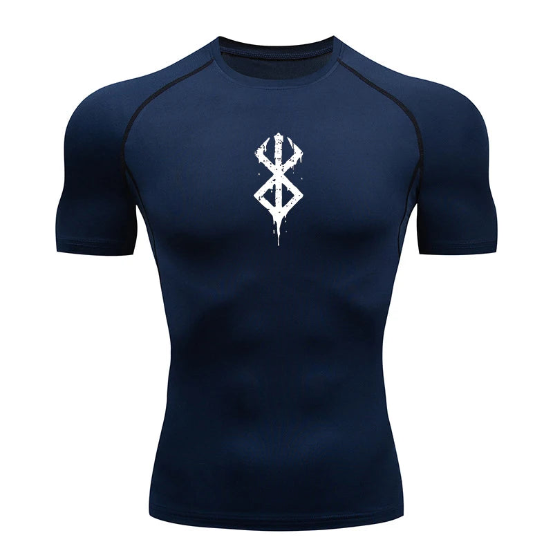 HooThreads Men's Compression Shirt – Quick-Dry, Breathable & Built for Performance!