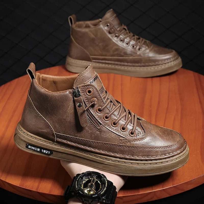 Qaawal Microfiber Work Shoes – Comfort & Durability for Everyday Wear!