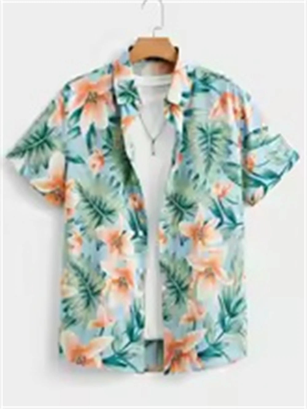 NoEnName_Null Hawaiian Short-Sleeve Shirt – Bold Style, Ultimate Comfort!