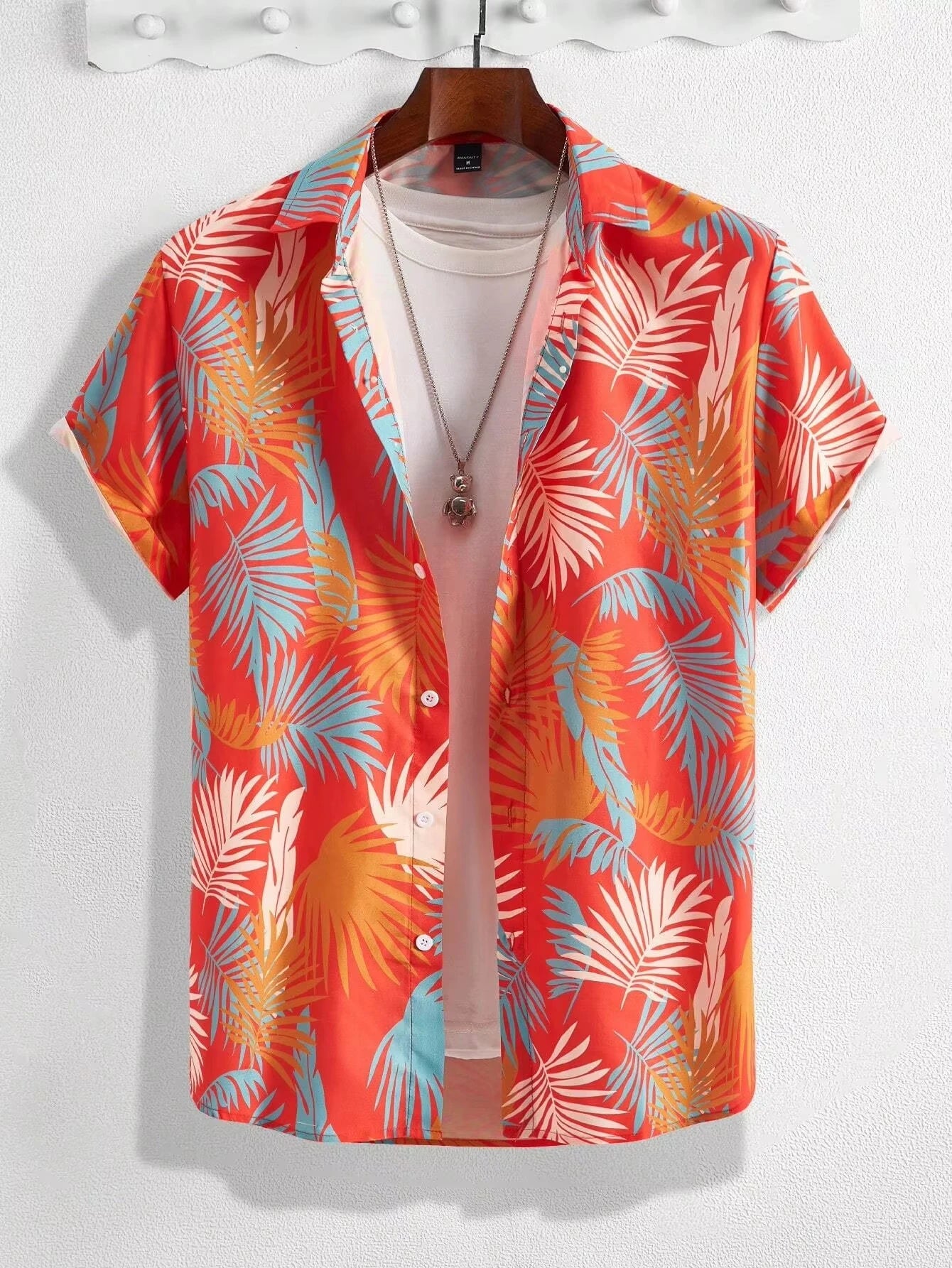 NoEnName_Null Hawaiian Short-Sleeve Shirt – Bold Style, Ultimate Comfort!