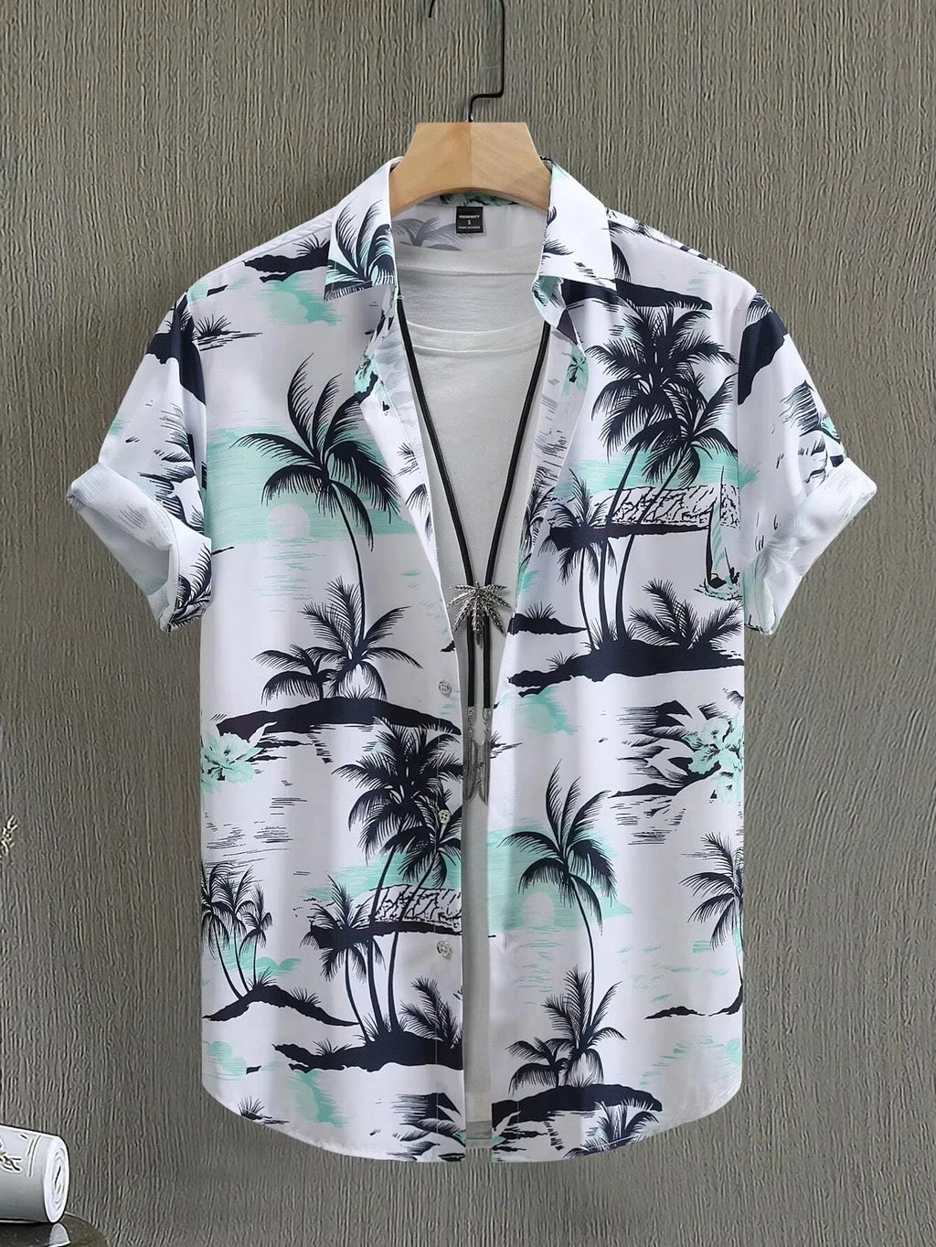 NoEnName_Null Hawaiian Short-Sleeve Shirt – Bold Style, Ultimate Comfort!
