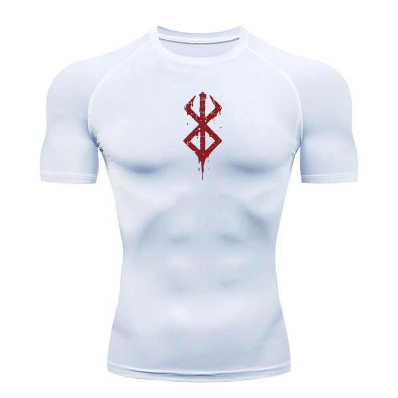 HooThreads Men's Compression Shirt – Quick-Dry, Breathable & Built for Performance!