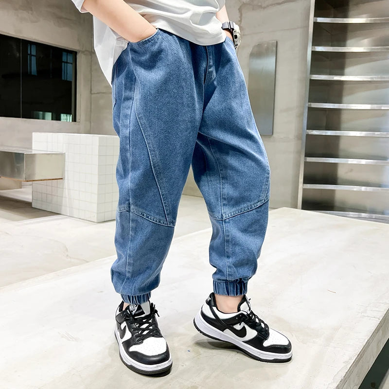 NoEnName_Null Boys' Casual Jeans – Comfortable, Stylish & Perfect for All Seasons!