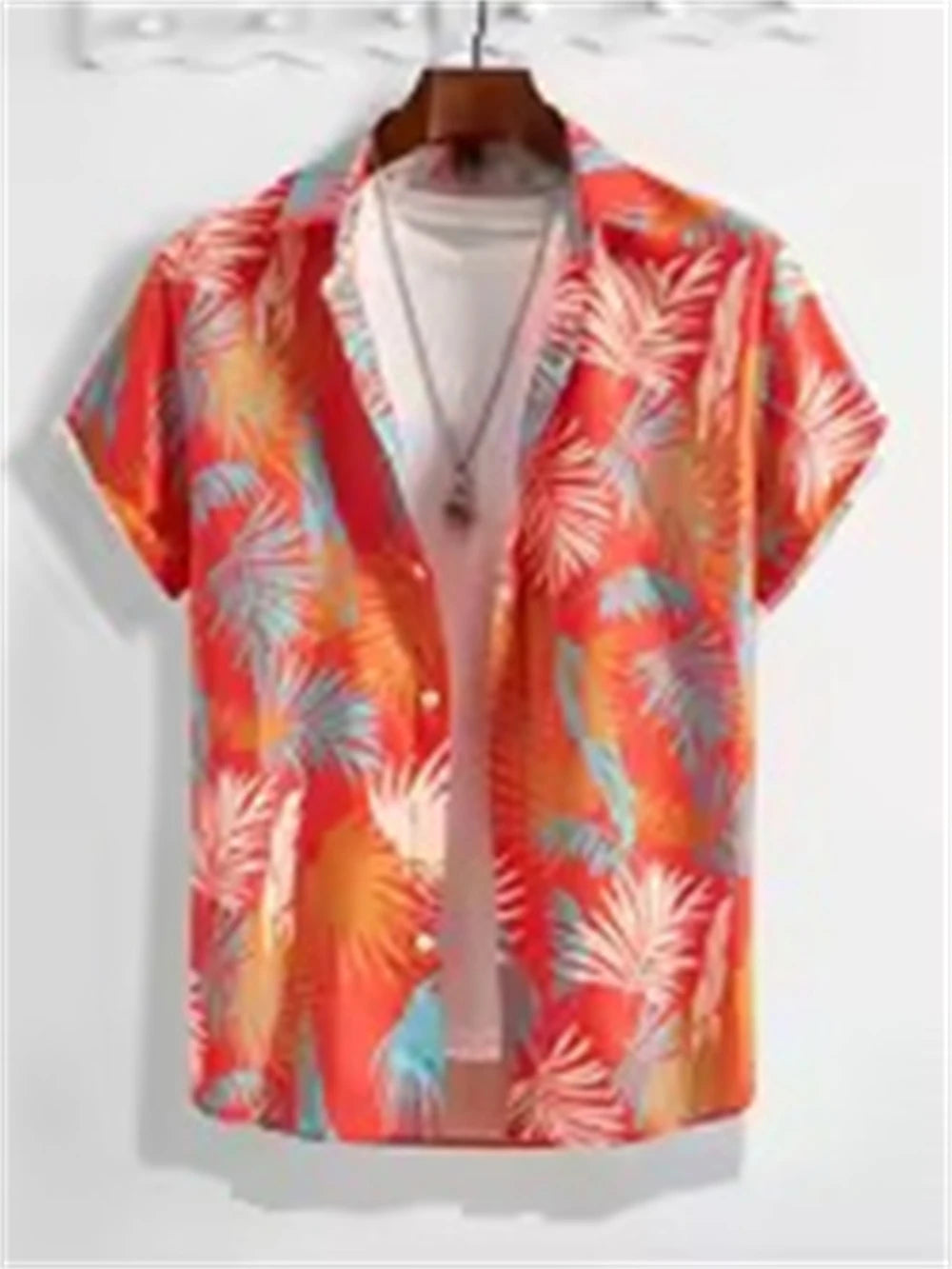 NoEnName_Null Hawaiian Short-Sleeve Shirt – Bold Style, Ultimate Comfort!