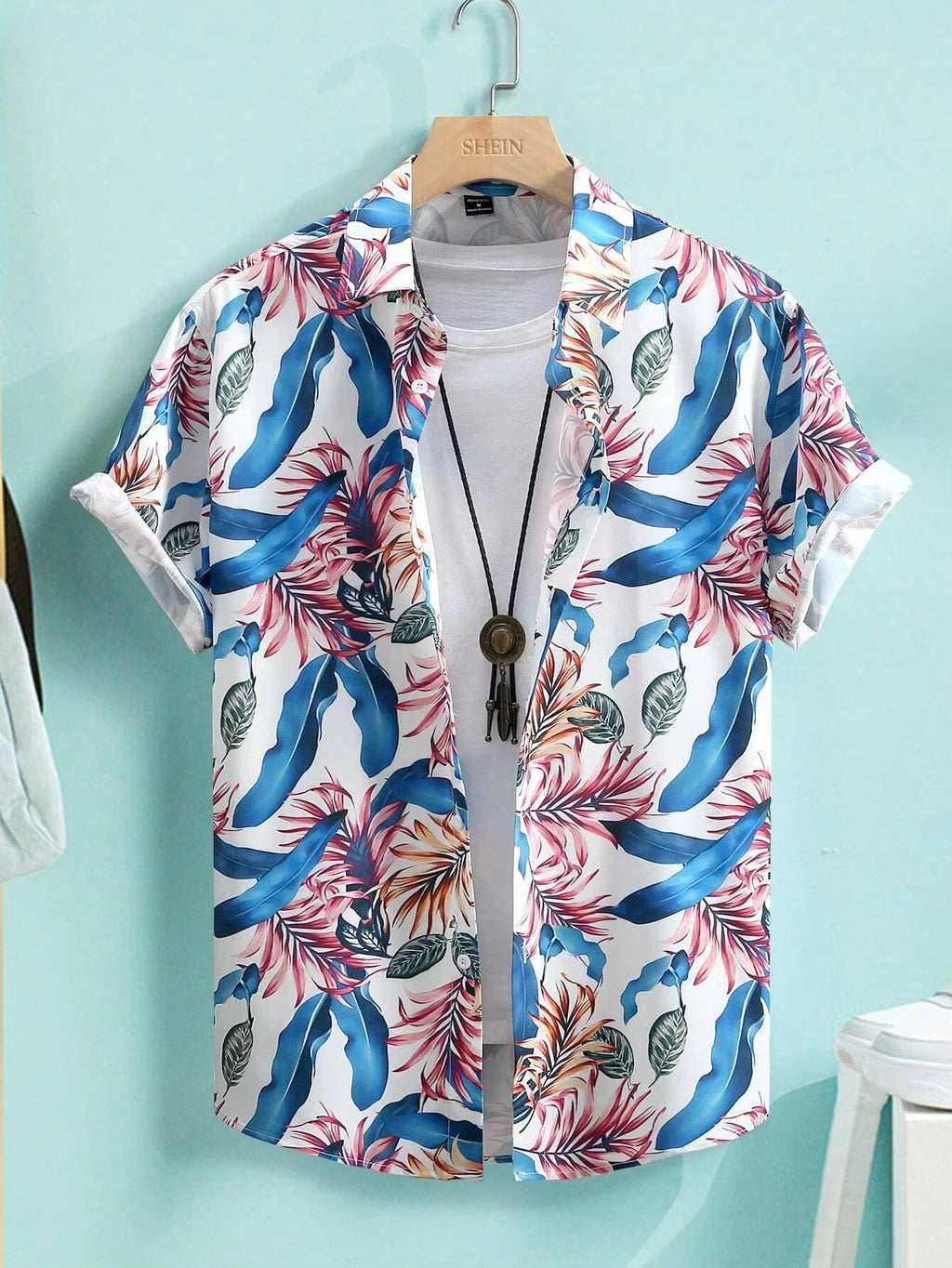 NoEnName_Null Hawaiian Short-Sleeve Shirt – Bold Style, Ultimate Comfort!