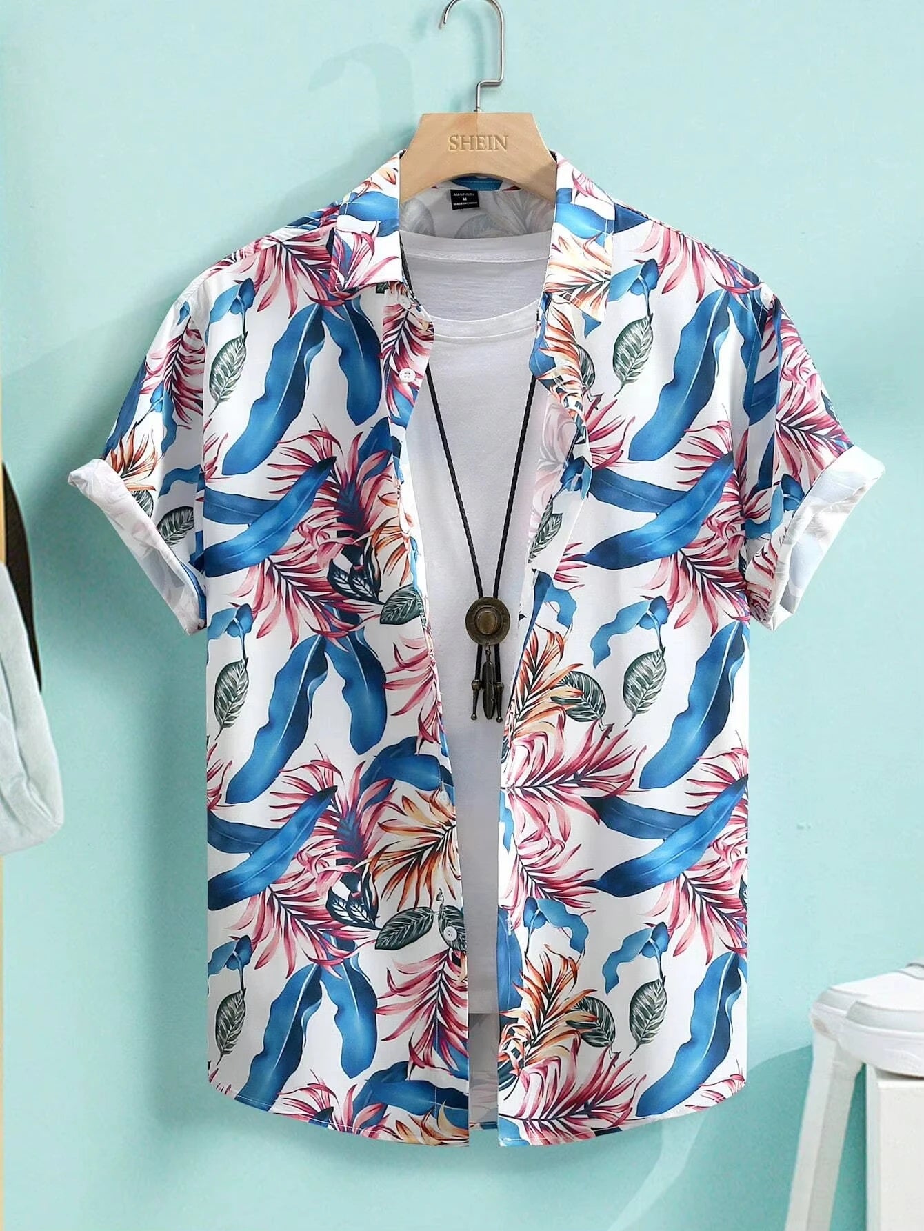NoEnName_Null Hawaiian Short-Sleeve Shirt – Bold Style, Ultimate Comfort!