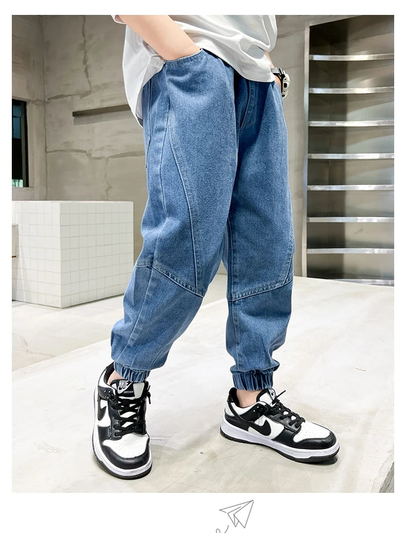 NoEnName_Null Boys' Casual Jeans – Comfortable, Stylish & Perfect for All Seasons!