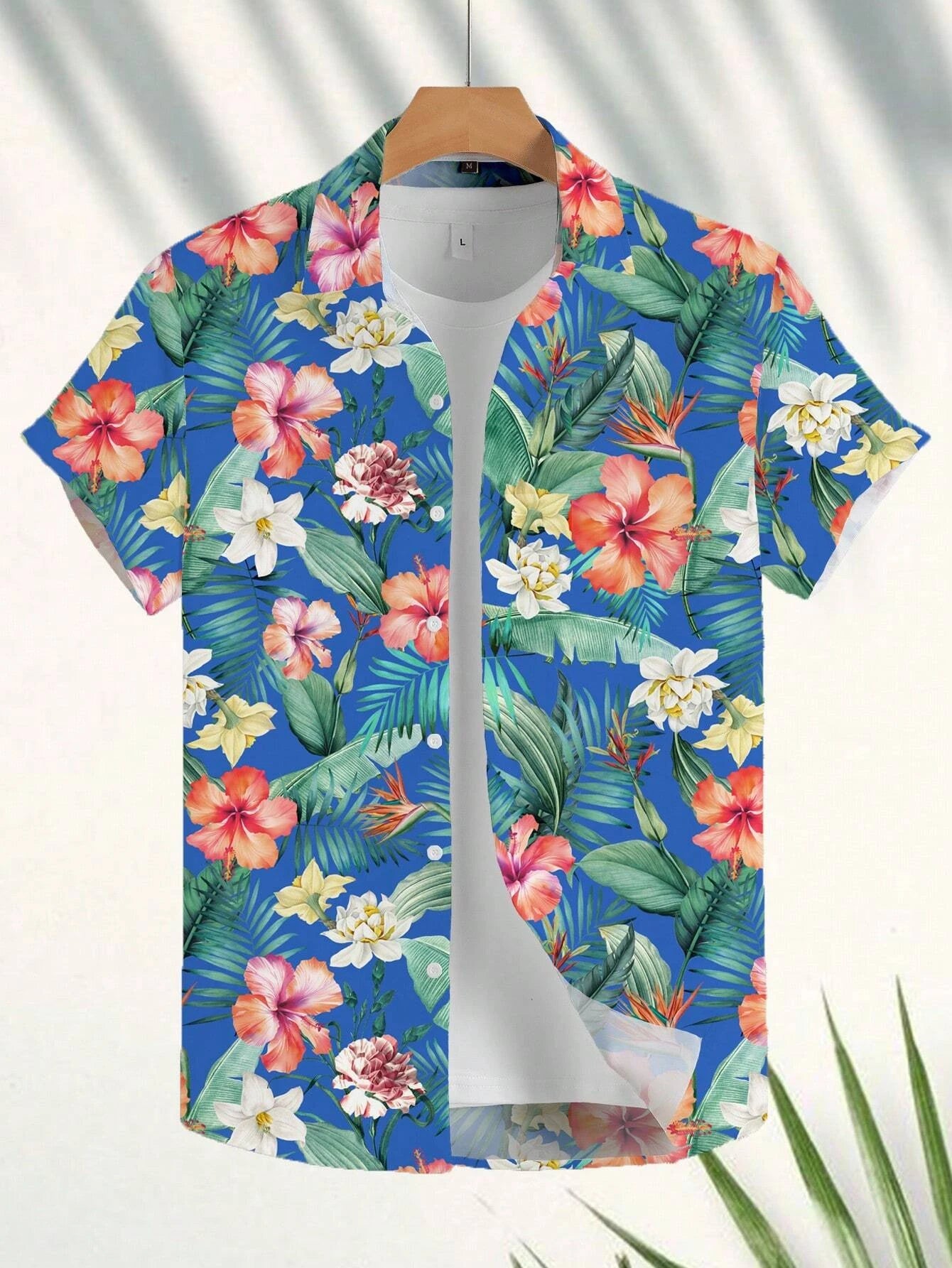 NoEnName_Null Hawaiian Short-Sleeve Shirt – Bold Style, Ultimate Comfort!