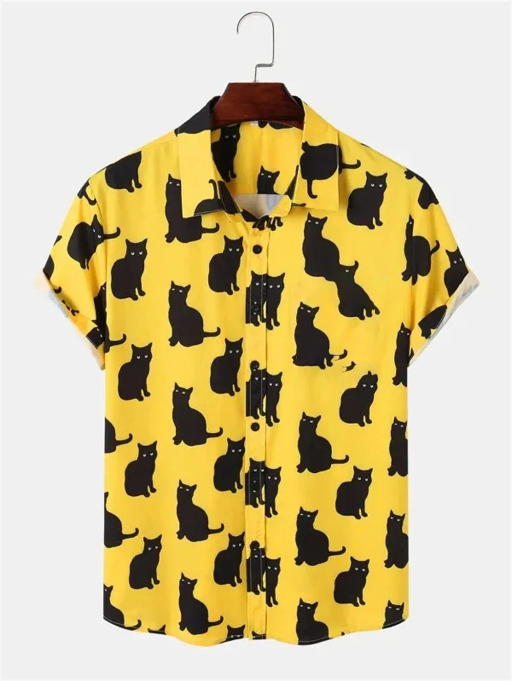 NoEnName_Null Hawaiian Short-Sleeve Shirt – Bold Style, Ultimate Comfort!